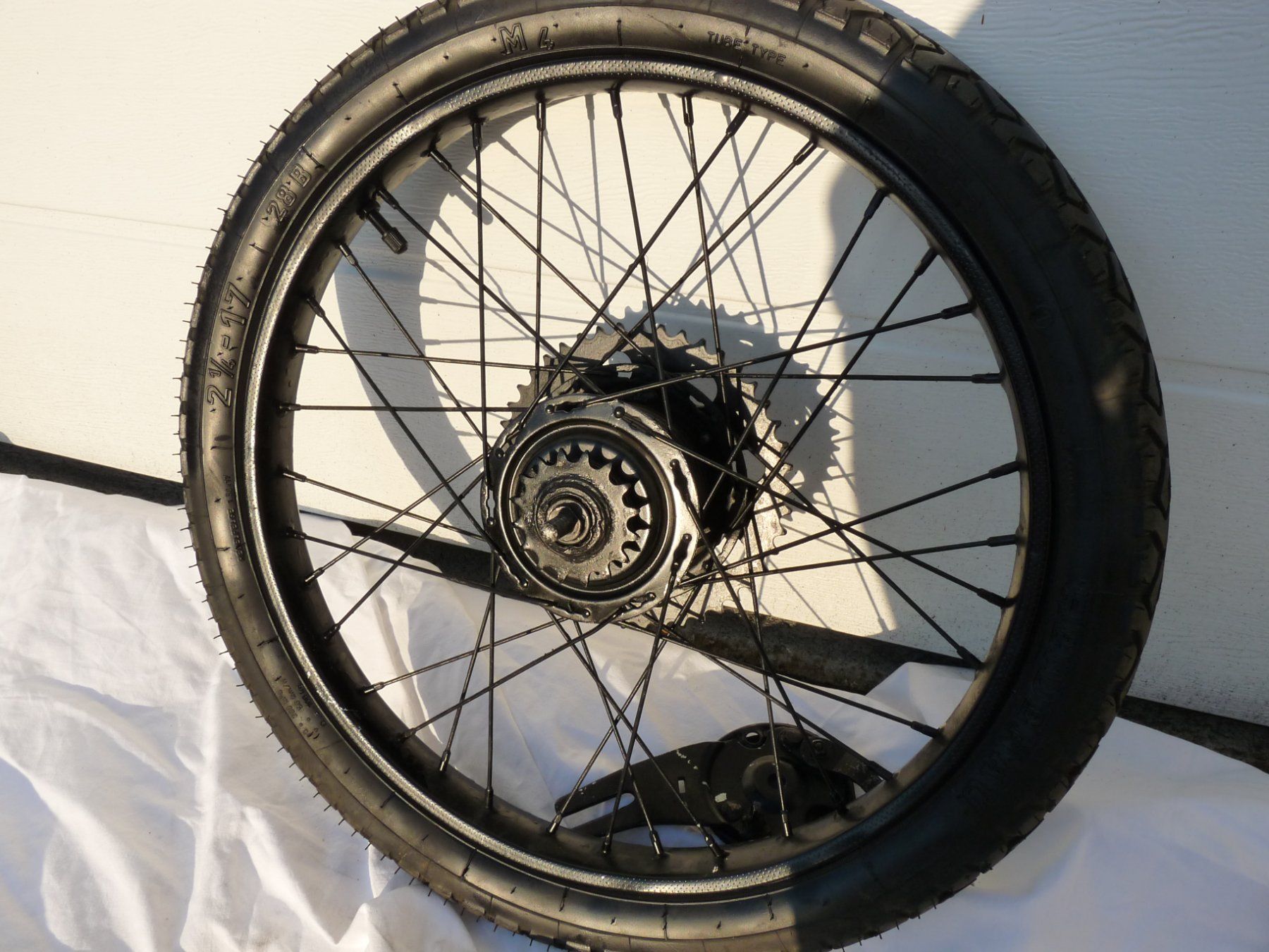 Puch Parti ricambio per ciclomotori: Puch X30 Speichenrad hinten Rücktritt – Difettoso da Oberdorf BL venduto da Chrigi7073 8