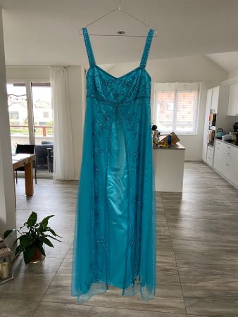 Apart Abendkleid Türkis Gr. 44