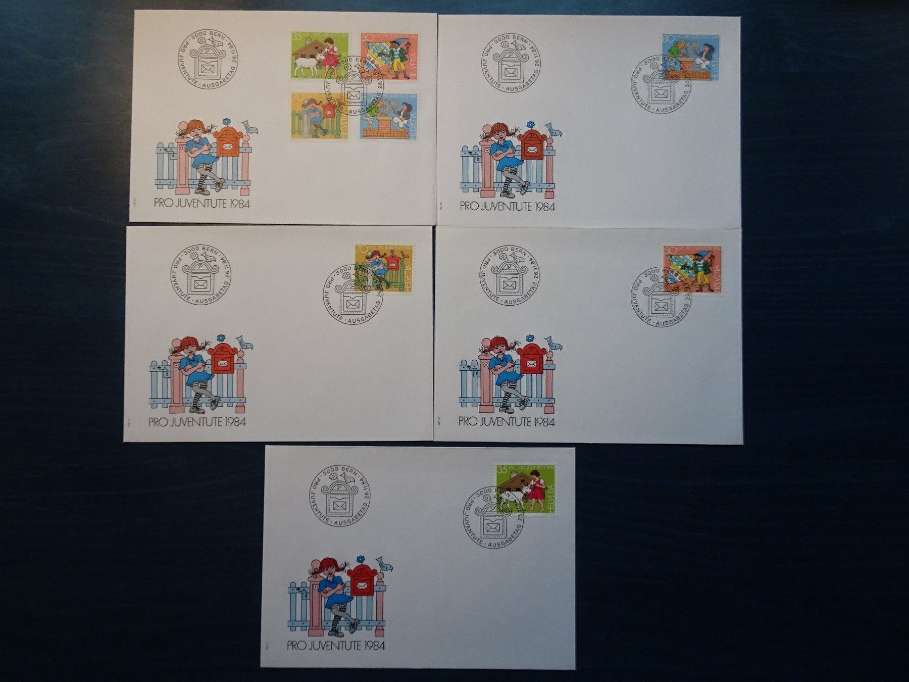 Alle Briefmarken: PJ 1984 – Neu (gemäss Beschreibung) aus Aadorf von Chnorli-Furz
