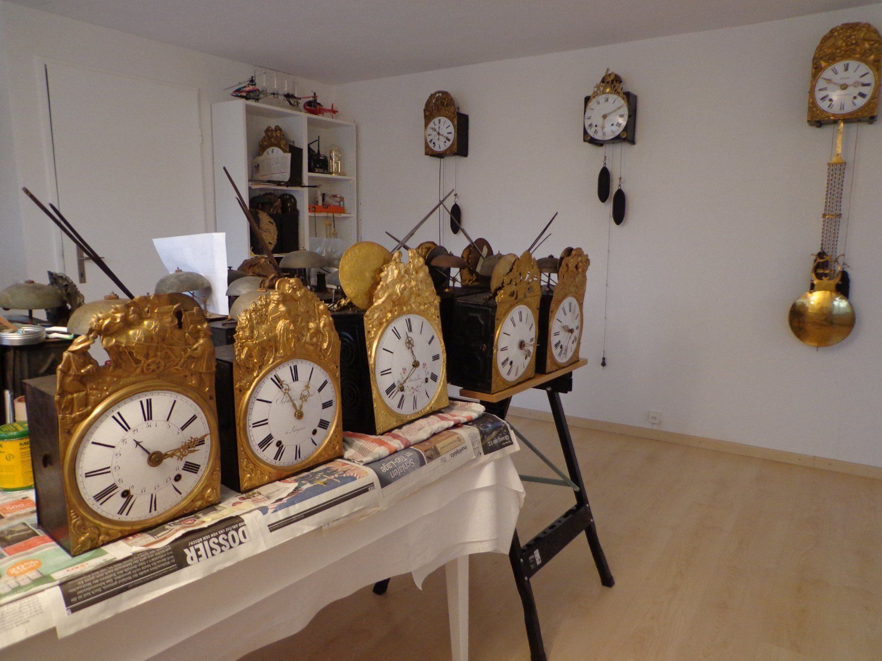 Orologi da terra & Orologi da parete: Comtoise Morez Burgunder Uhr wohnfertig – Usato da Würenlingen venduto da reneda777 9