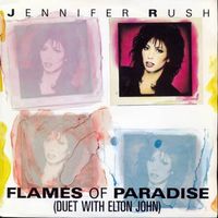 Rush Jennifer & John Elton - Flames of Paradise (7")