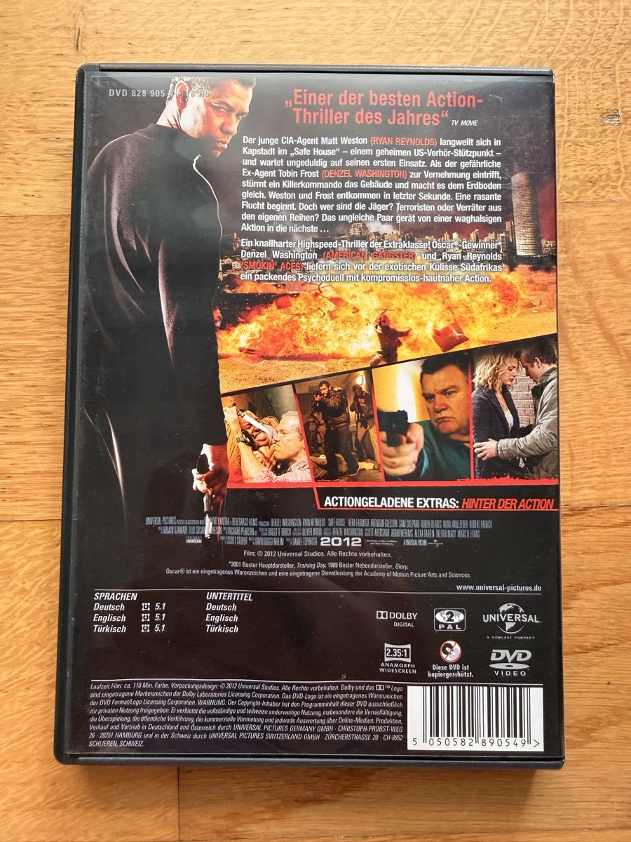 Alle DVDs: Safe House - DVD mit Denzel Washington – Gebraucht aus Kölliken von nerdorado 1