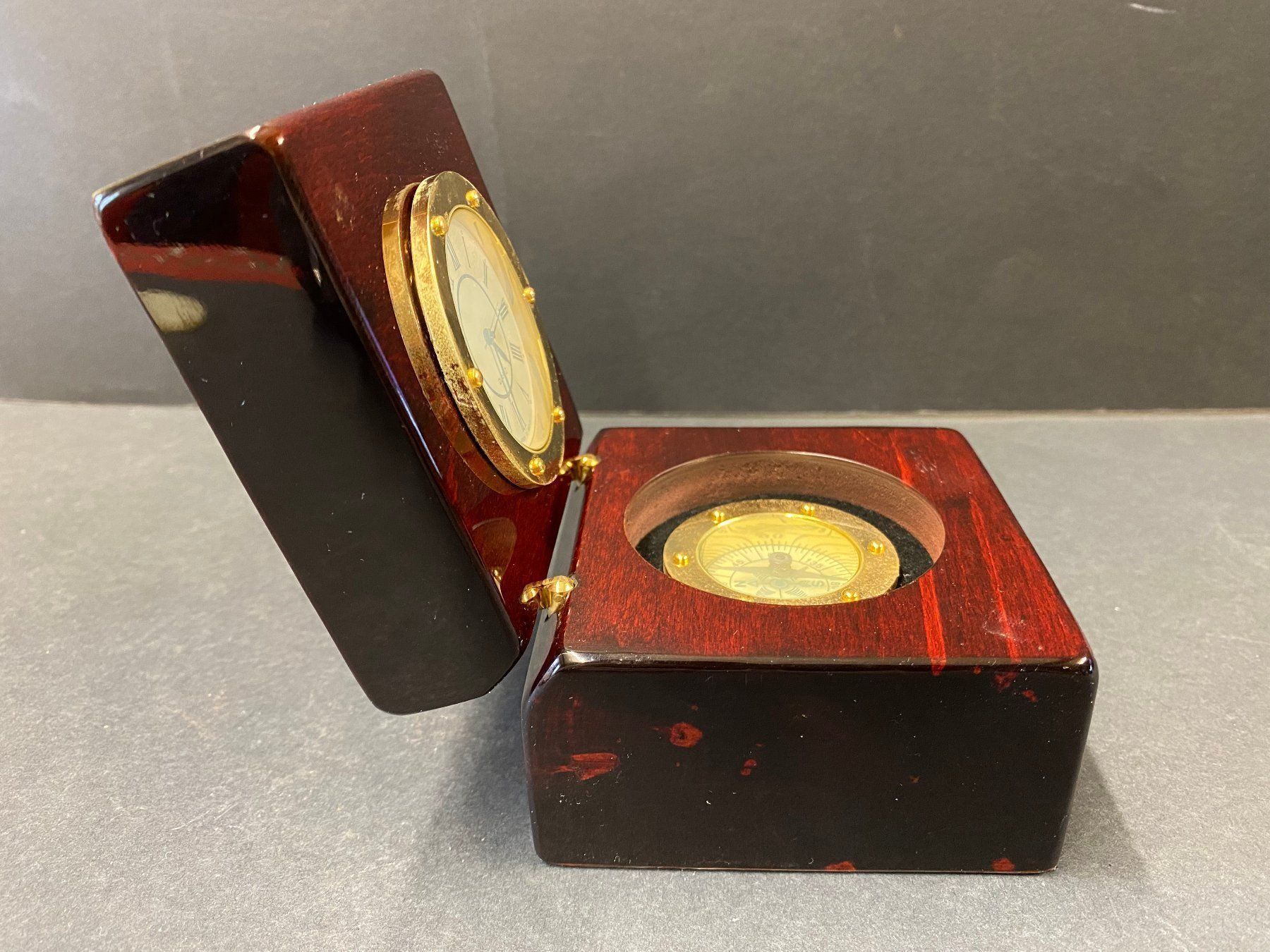 Orologi da terra & Orologi da parete: Uhr & Kompass, Home Office Deko Geschenk – Usato da Schaffhausen venduto da vintageworld 6