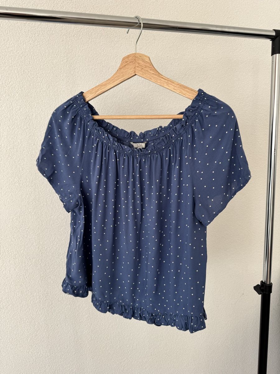 C&A Camicette: Schöne Bluse mit Punkten von C&A, S-M – Nuovo (secondo la descrizione) da Granges VS venduto da rvn