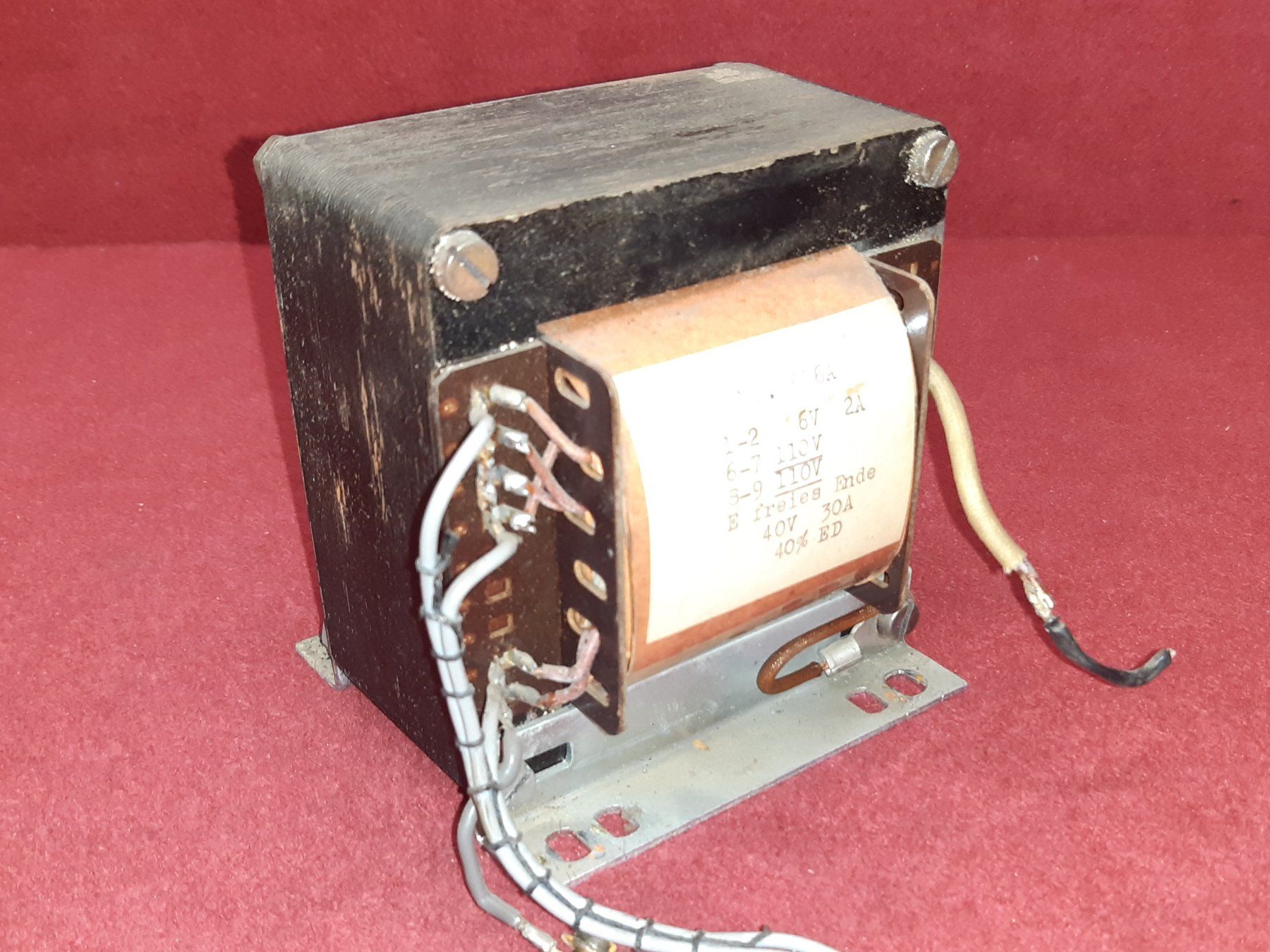 Componenti elettronici: Transformator, ungeprüft und ungtestet! – Usato da Lohn-Ammannsegg venduto da Molch7 1