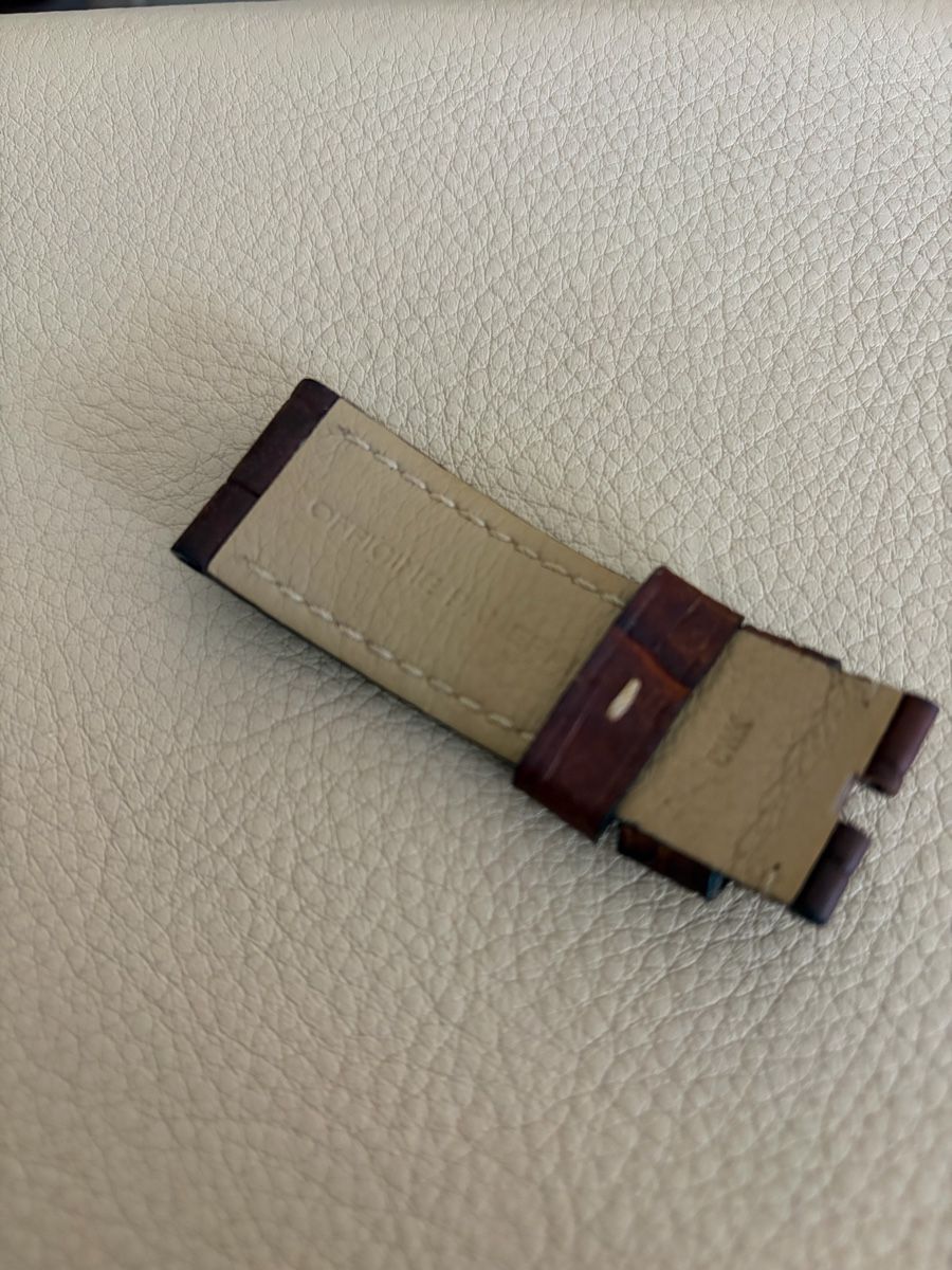 Armbänder & -reifen: Bracelet Panerai cuir marron 24/22 mm – Bon état – Gebraucht aus Meyrin von Samos23 3