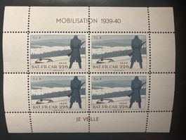 Soldatenmarken Bat.Fr.Car 226 1939-40 La Veille Grenztr.CPII