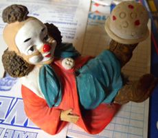 Lustige Clown Figur Deko 🤡