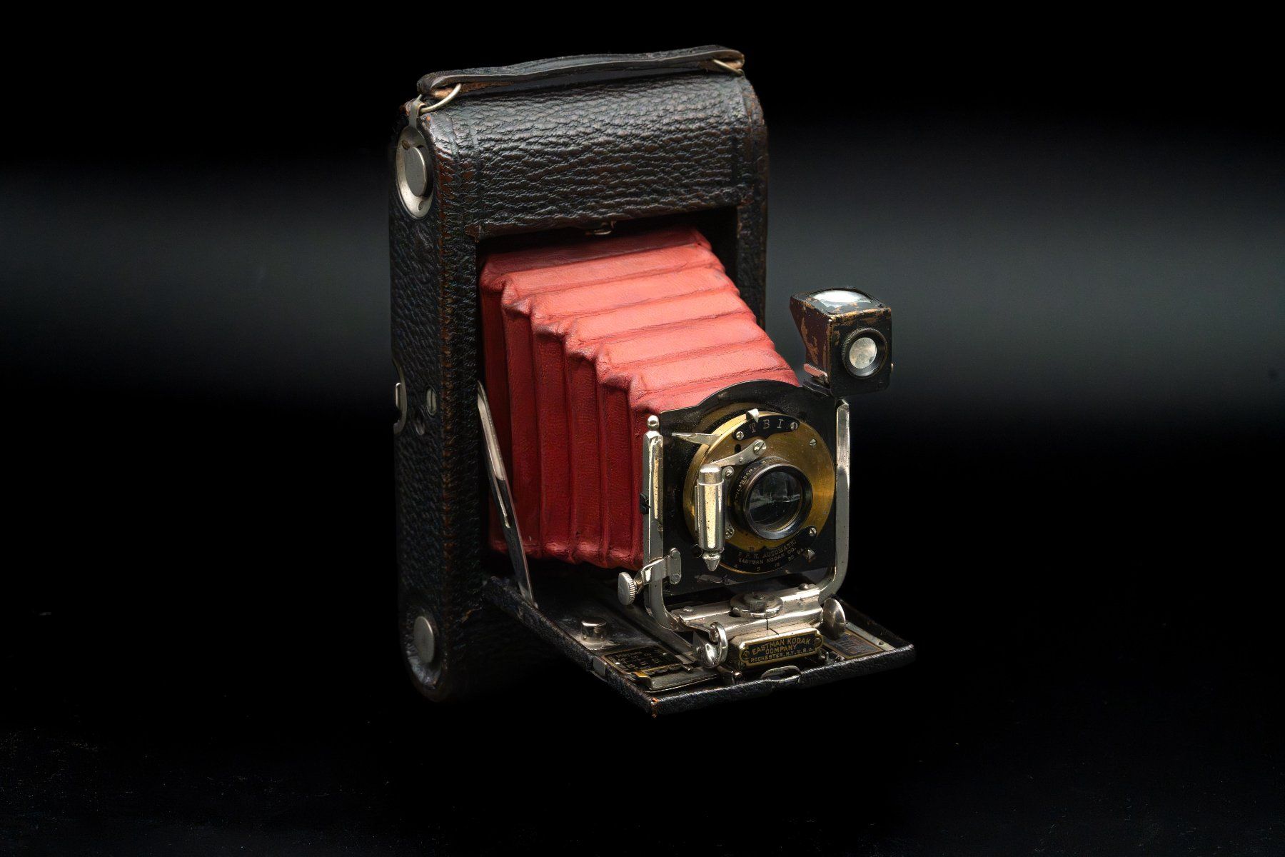 Kodak Fotocamera: Kodak No.3 Folding Pocket Camera Model E2 Bausch Lomb Shutte – Usato da Bern venduto da Shutter-Palace 2