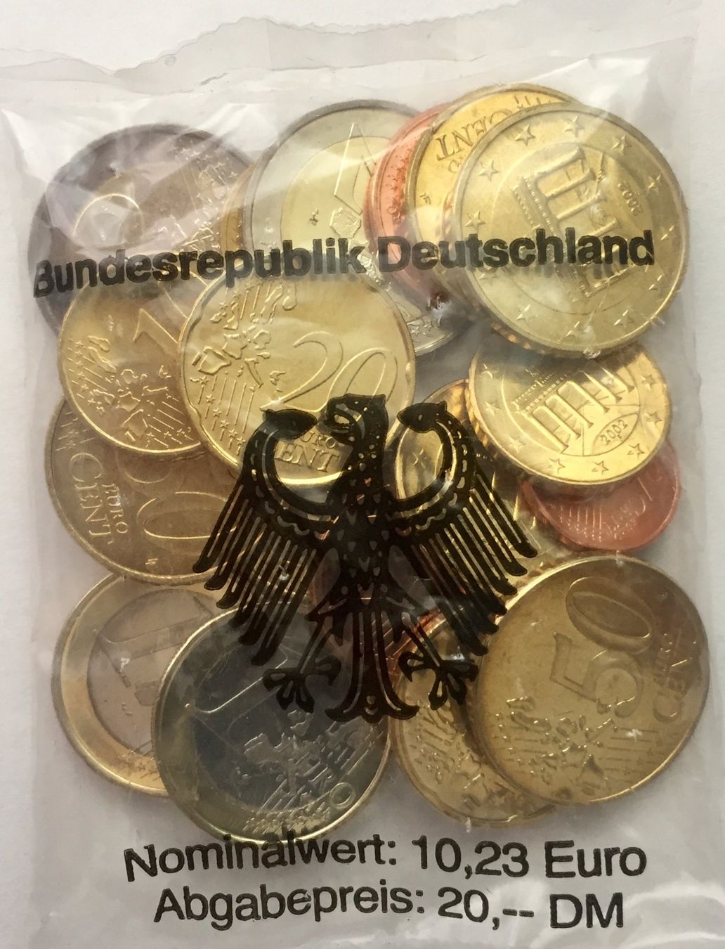 Tutti le monete: Original Euro Starterpaket 2002, DE – Nuovo e nell'imballaggio originale da Leimbach TG venduto da easydiver87