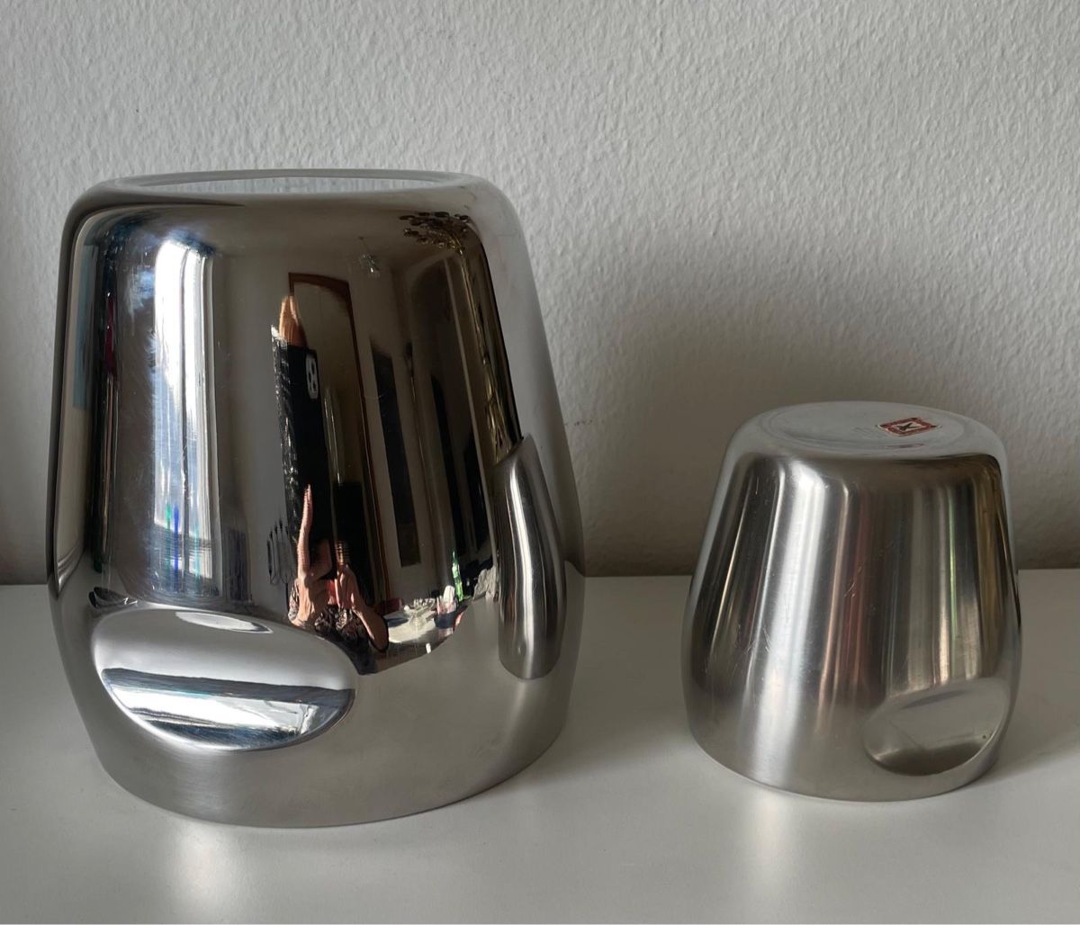 Alessi Sonstiges: Champagnerkühler von ALESSI aus Edelstahl inkl. Eisbehälter – Neu (gemäss Beschreibung) aus Zürich von Calaminta 4