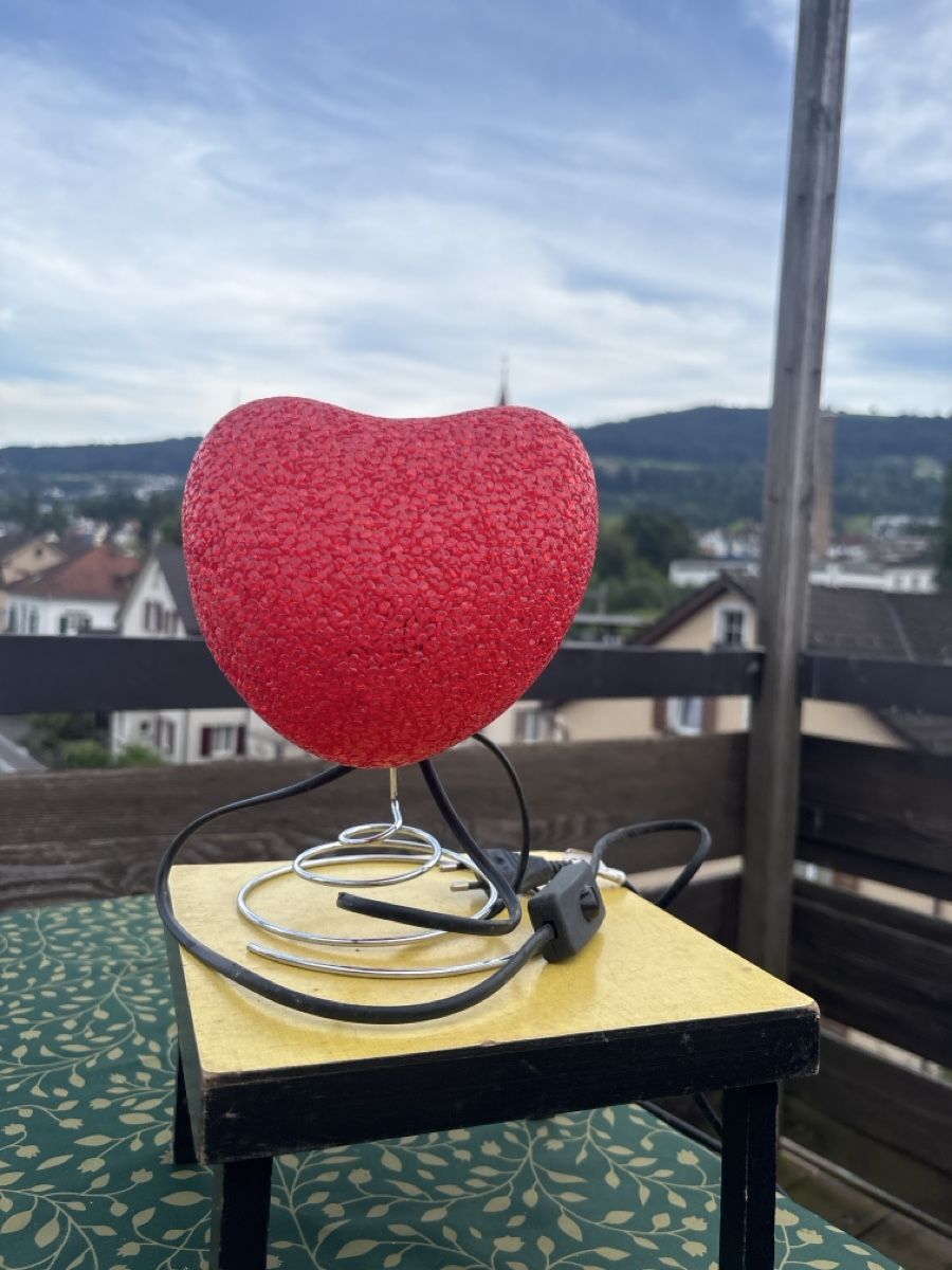 Lampade: Herzlampe rot Dekoration Leuchte Lampe – Usato da Goldach venduto da Richie88