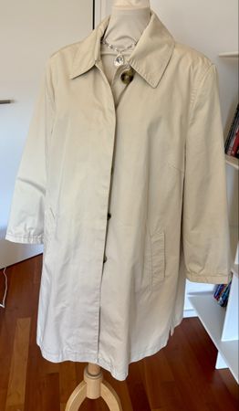 GIL BRET Klassischer Mantel / Kurzmantel Beige Gr. 42 / 44