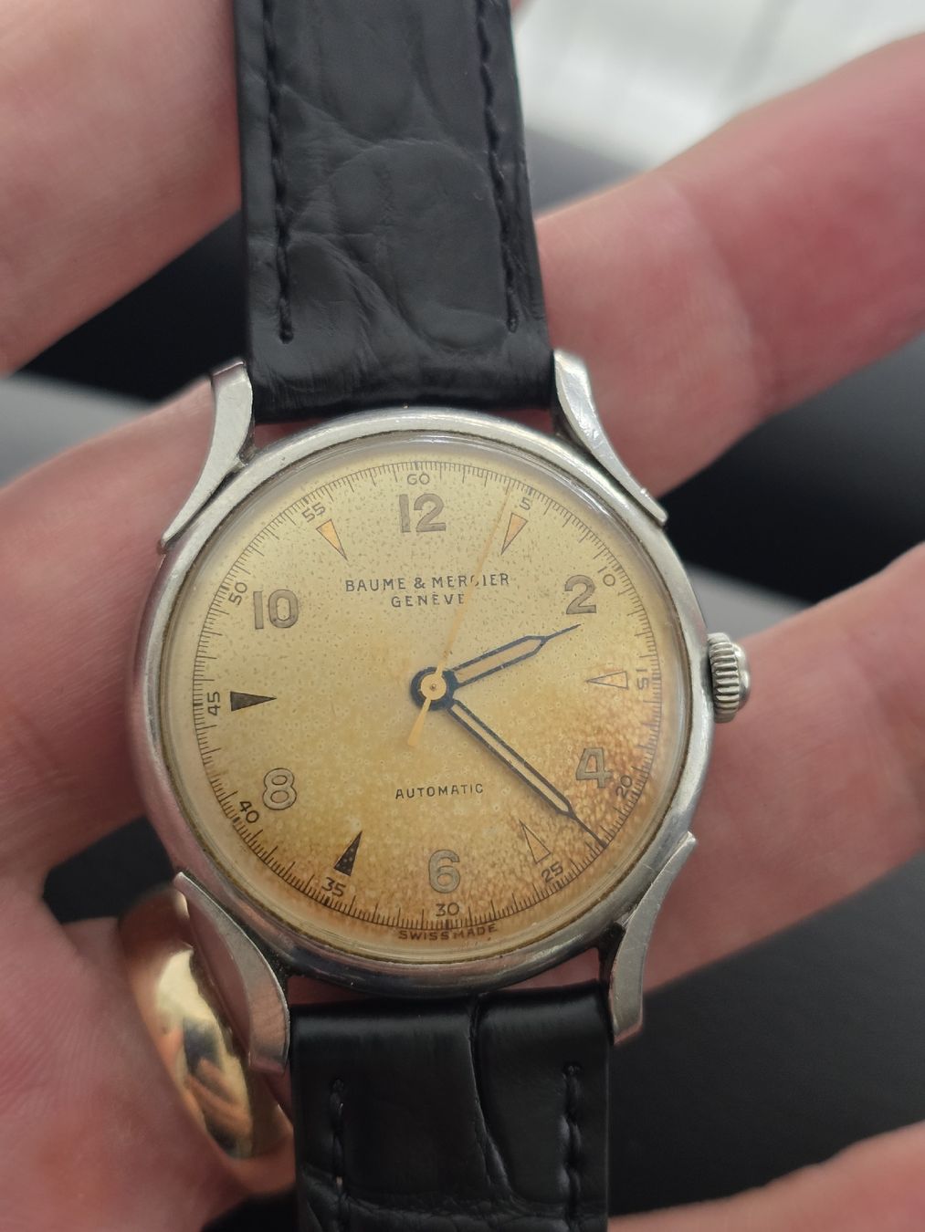 Baume & Mercier Orologi: Fancy Baume & Mercier Automatic Stainless Steel – Usato da Grand-Lancy venduto da Precision-GE