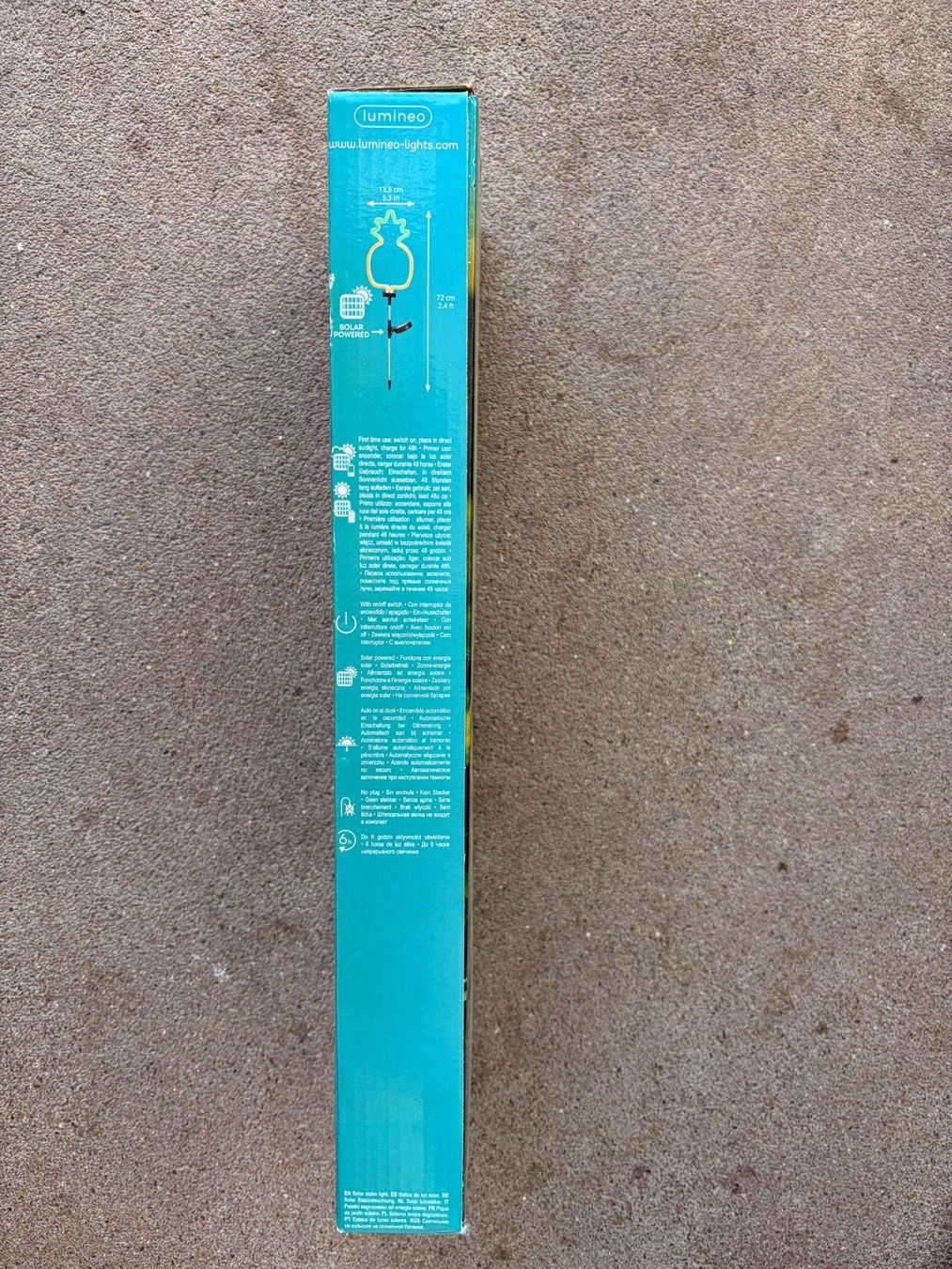 Lampade: Lumineo Solar-Steckleuchte Ananas – Nuovo (secondo la descrizione) da Sursee venduto da pflugshaupt01 3