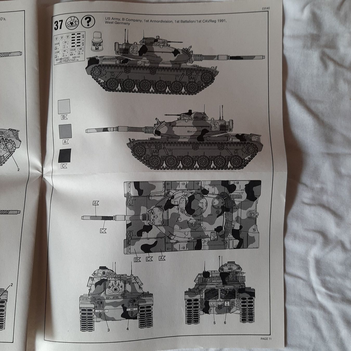 Revell Kit di modellismo & Modellini statici: 887 ... M 60 A3 Patton ... Revell 03140 – Nuovo (secondo la descrizione) da Bonstetten venduto da Benibanny59 2