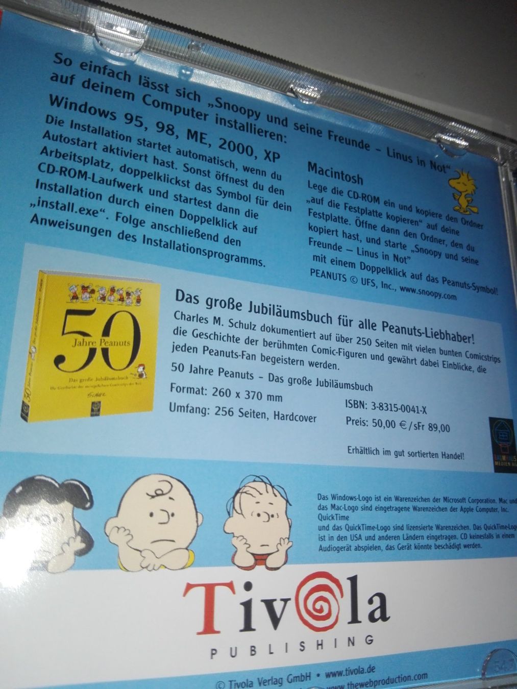Jeux: Snoopy - Linus in Not!  (CD-Rom 'WIN & MAC')      -De & Eng- – D'occasion à St. Gallen par elkapone 2