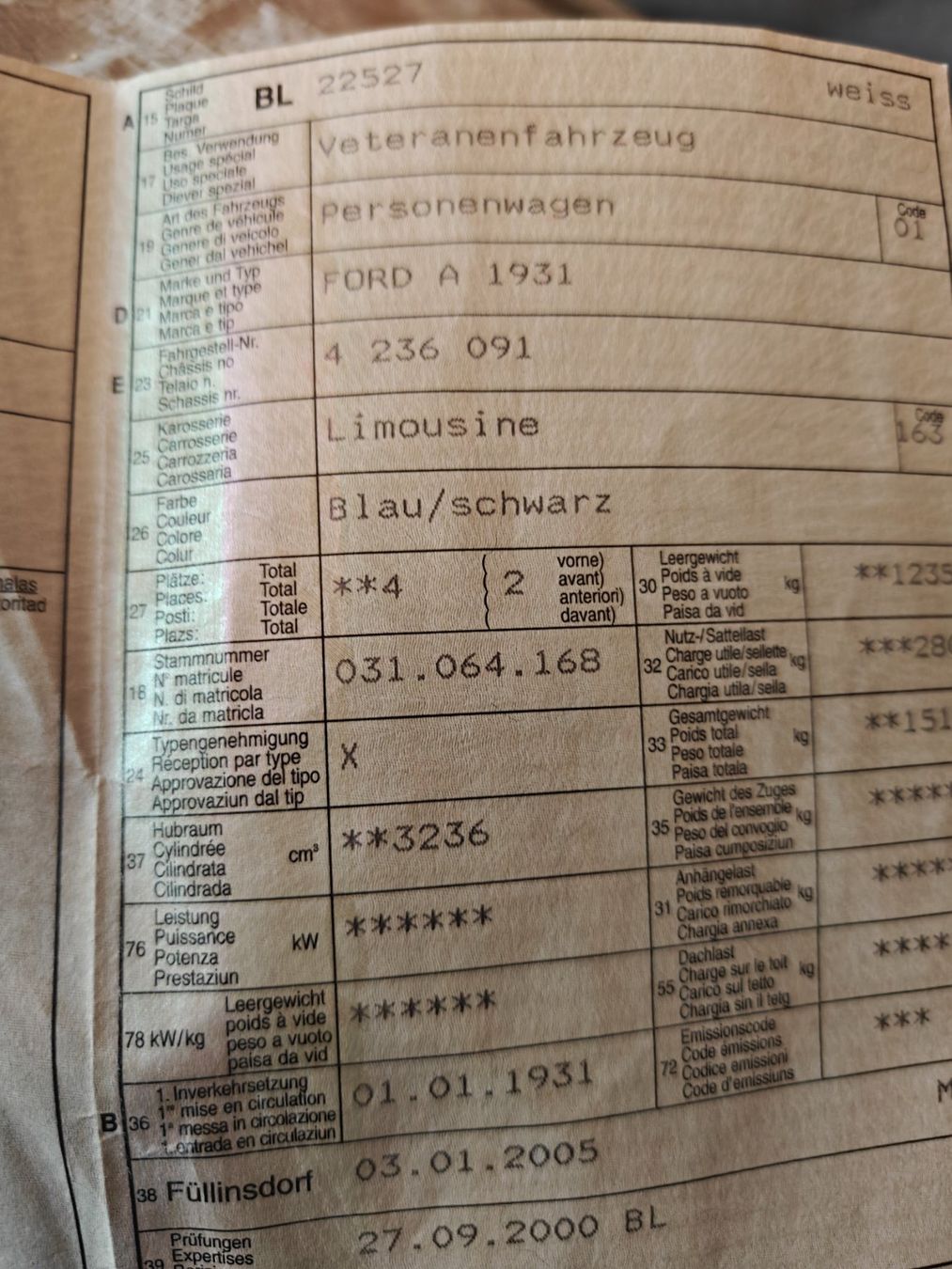 Ford Autos: Fort a 1931 – D'occasion à Rickenbach BL par Karigass 3