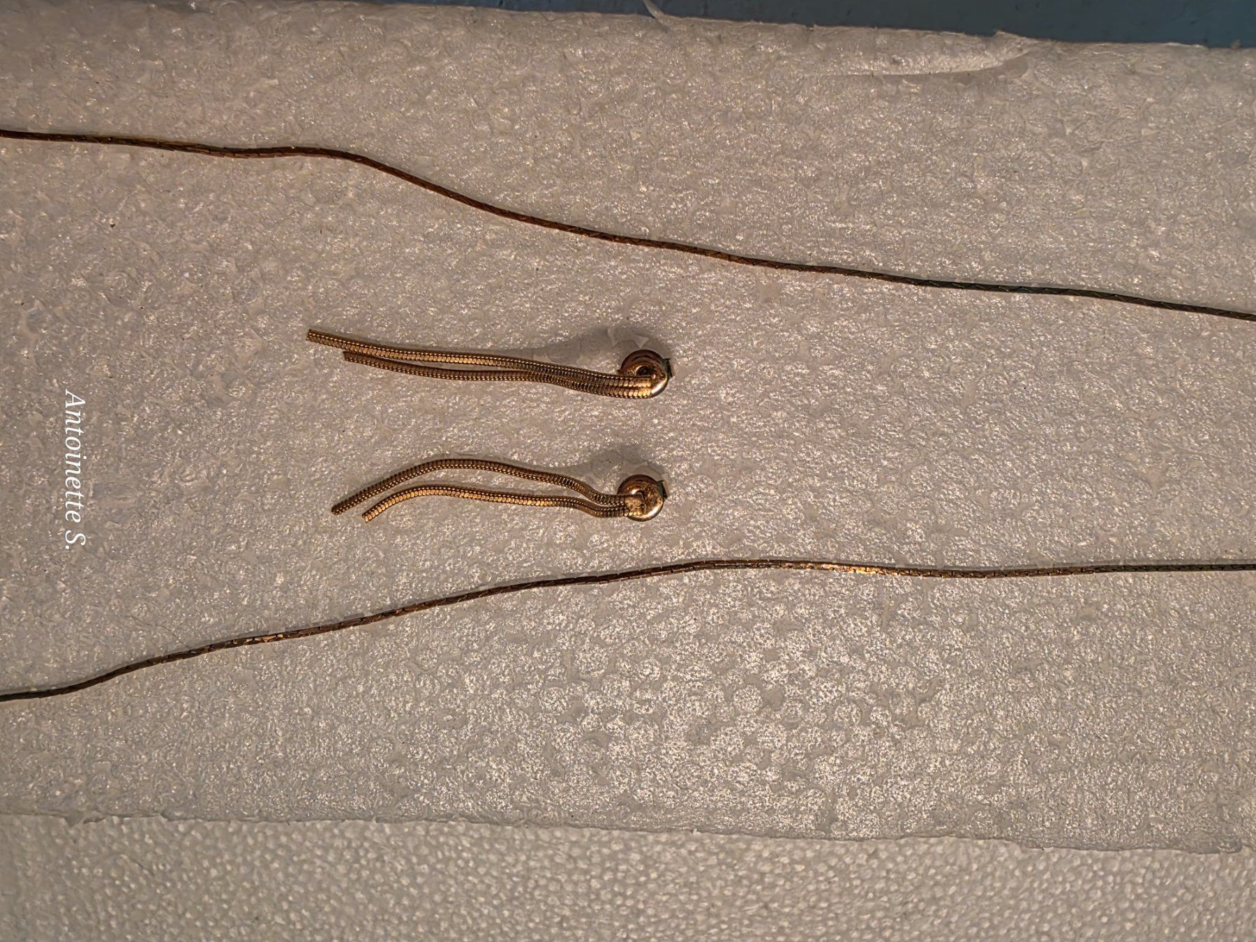 Catenine: Halskette mit Ohrstecker Modeschmuck – Usato da Salez venduto da muss-ich-haben-02 1