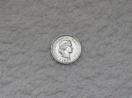 5 centimes/rappen 1963