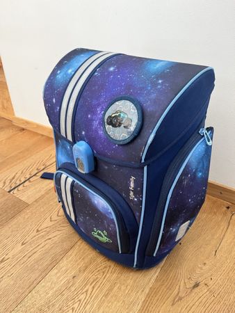 Tiger Family Schulthek Space, Galaxie Design, Top Zustand