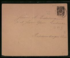 Briefumschlag Stempel Private Stadtpost 