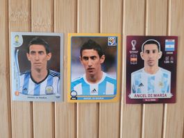 Panini Sticker Angel Di Maria Argentinien 3 Stück