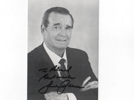 Autogrammkarte von Schauspieler James Garner USA, †