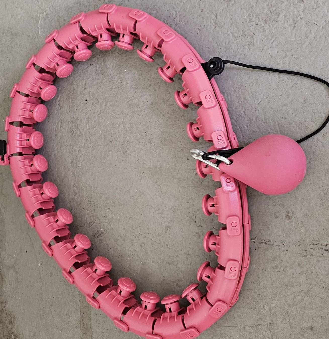 Hometrainer: Pinker Gewichts-Hula-Hoop Reifen – Usato da Aadorf venduto da A_L_PKM_01