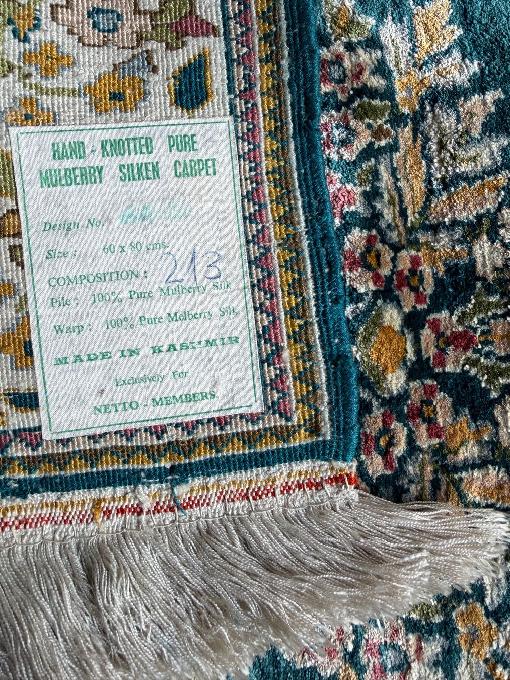 Tappeti: Kashmir Seidenteppich - 100% handgeknüpft – Usato da Bennau venduto da Mayer_Carpets 4