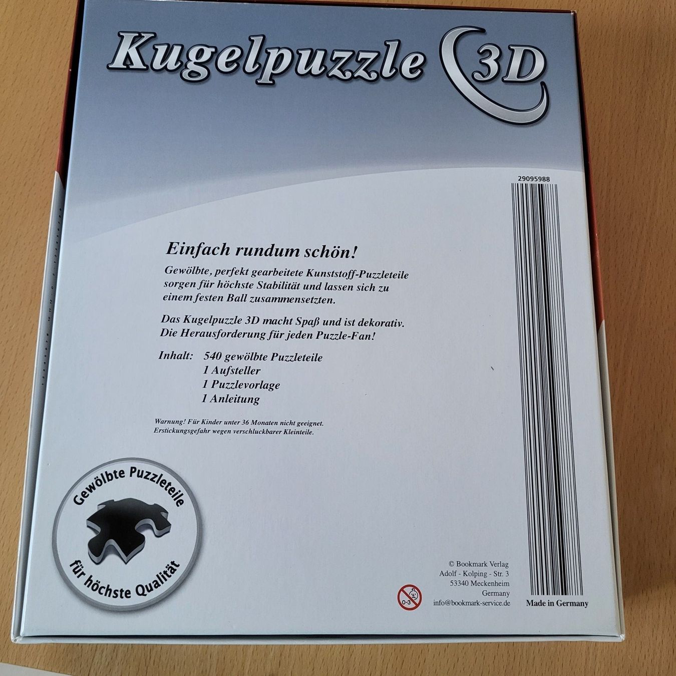 Puzzle: Kugelpuzzle 3D – Usato da Andermatt venduto da urseren14 2