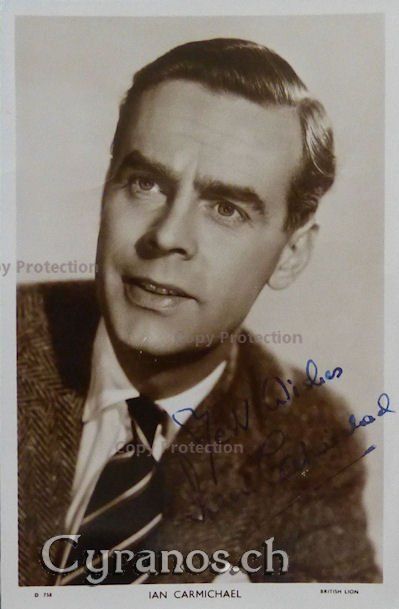 Autogramme: Ian Carmichael (1920-2010) Schauspieler - Autogramm – Gebraucht aus Dietikon von cyranos.ch