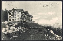 Baumaroche, Ansicht vom Hotel Belvédèr