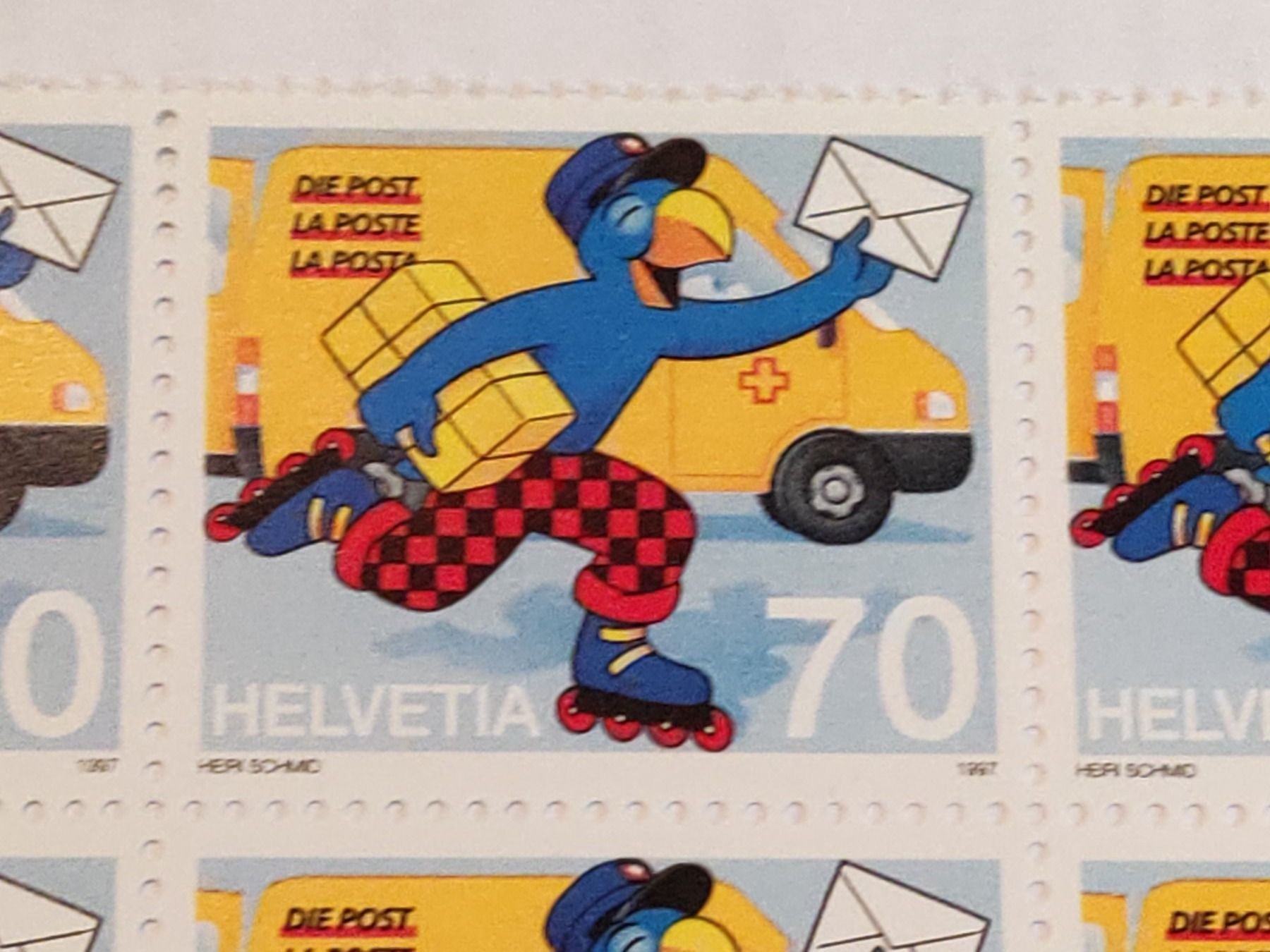 Tutti i francobolli: Globi  Briefmarke  6x 70 Rappen postfrisch – Nuovo (secondo la descrizione) da Laufen venduto da Sunjupite7 1