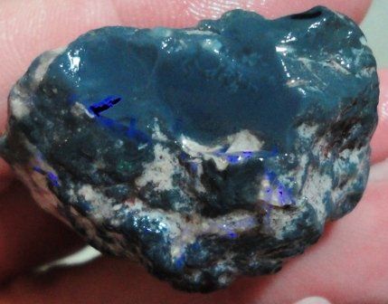 Pietre preziose: Schwarzer Opal 105 ct Lightning Ridge Australien – Nuovo e nell'imballaggio originale da zuerich venduto da Jewlsdesign 2
