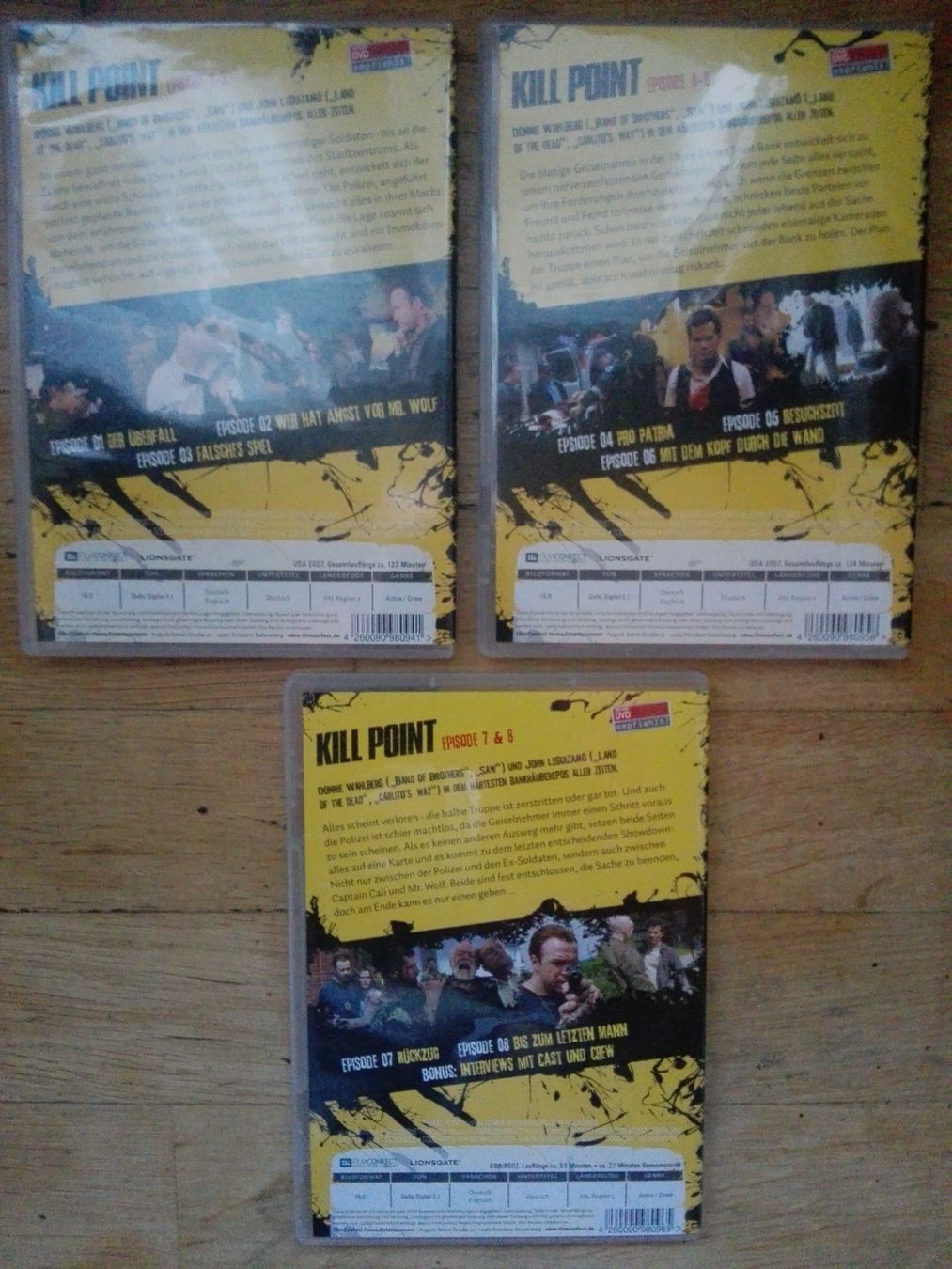 Tutti i DVDs: Kill Point - Keine Kompromisse  (Volume 1-3)   > De & Eng < – Usato da St. Gallen venduto da elk2021 6
