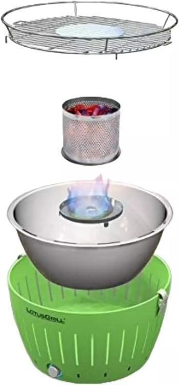 Lotusgrill Griglie: LotusGrill, original, Typ G340, Farbe Pflaumenrot – Usato da Ostermundigen venduto da Schnubi86 9