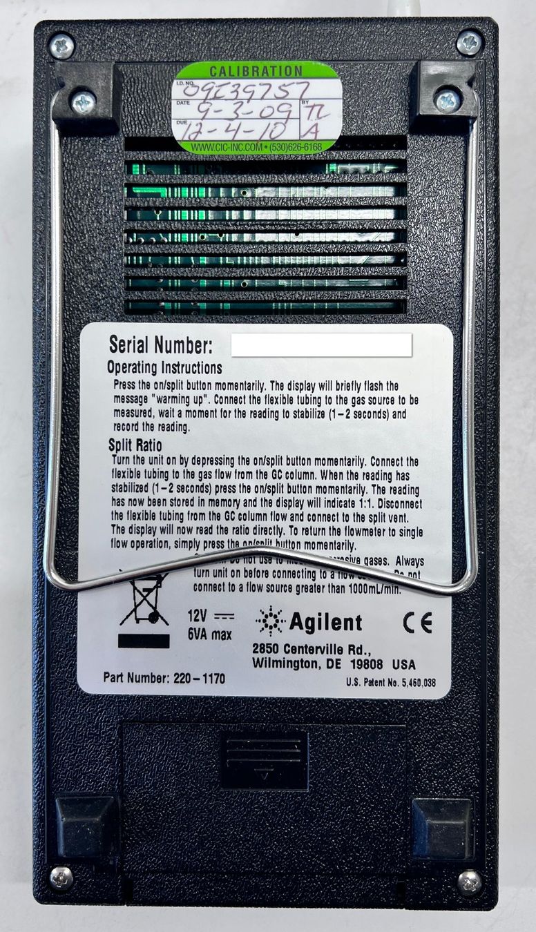 Accessori da laboratorio: Agilent Technologies ADM1000 Universal Gas Flowmeter 1000ml – Usato da Niederdorf venduto da LeptonAG_Labor 3