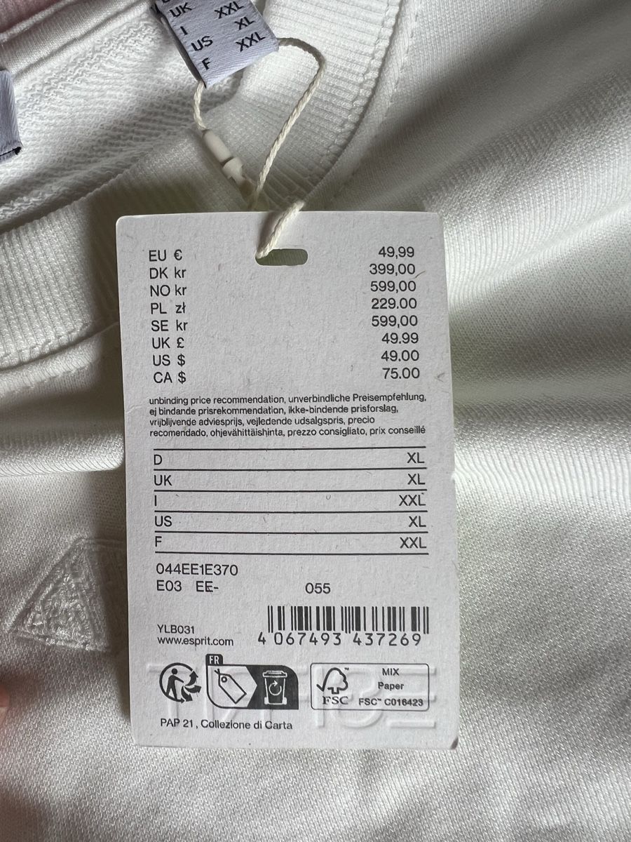 Esprit Vestiti: Weisses Kleid Esprit XL – Nuovo (secondo la descrizione) da Zürich venduto da jeroendy 3