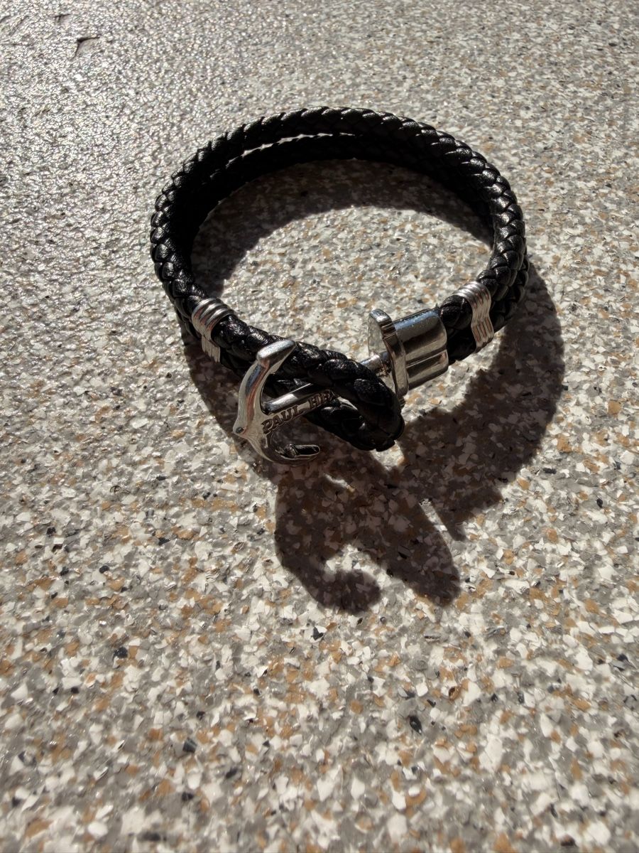 Paul Hewitt Armbänder & -reifen: Paul Hewitt Armband Leder Schwarz Anker – Gebraucht aus Bühler von kammera2002