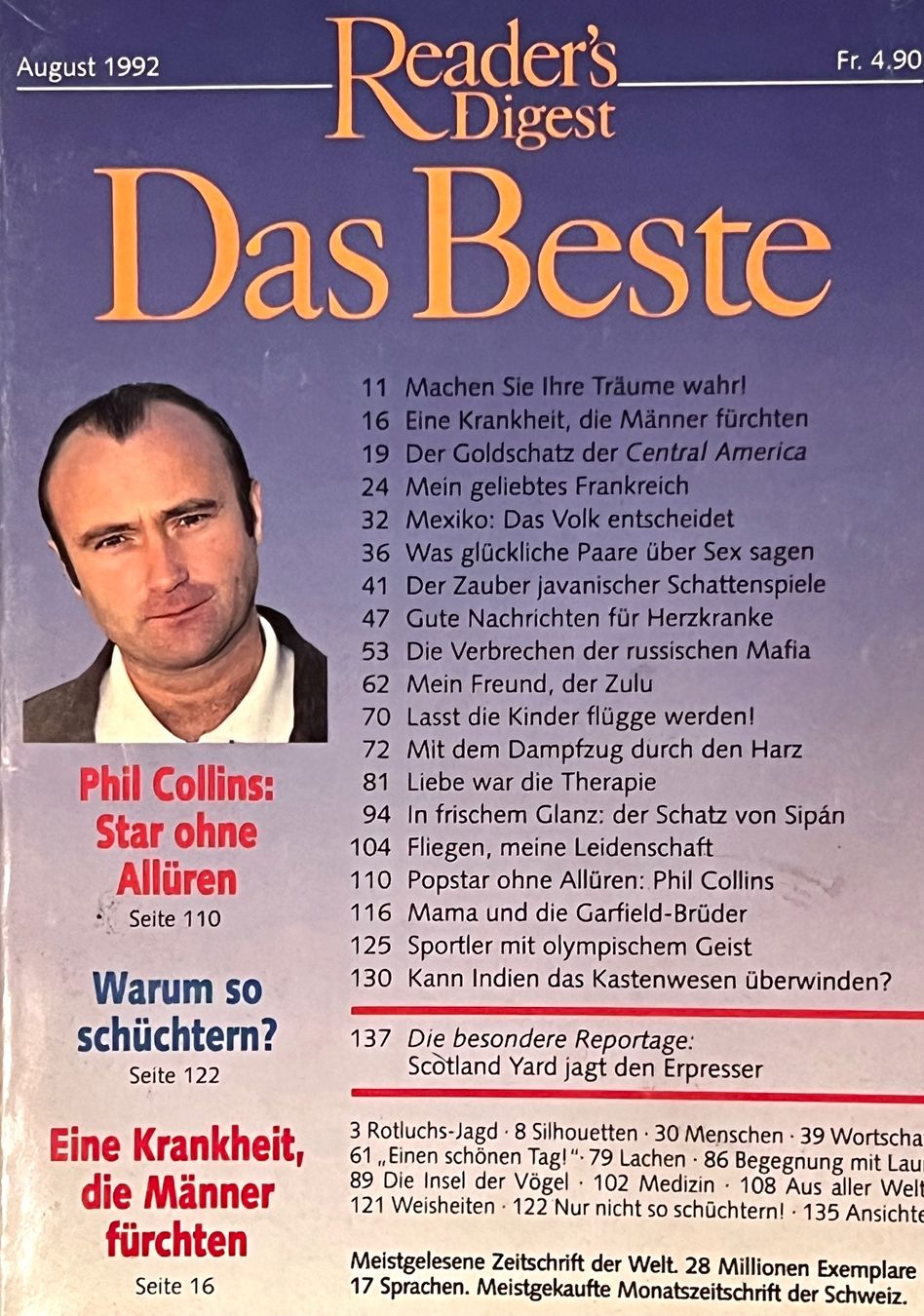 Zeitschriften & Magazine: Reader's Digest DAS BESTE Jan-Dez 1992 – Gebraucht aus Winterthur von Buchecke_54 1