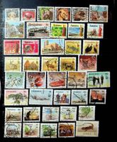 ZIMBABWE 41 TIMBRES OBLITÉRÉS 1978-2005!! /T412