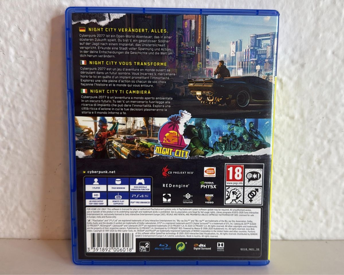 Sony Giochi: Cyberpunk 2077 PS4/PS5 Game - Excellent Condition! – Usato da Ehrendingen venduto da bubulence 2
