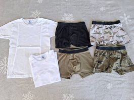 Jungen Unterwäsche Gr. 116-122 Petit Bateau