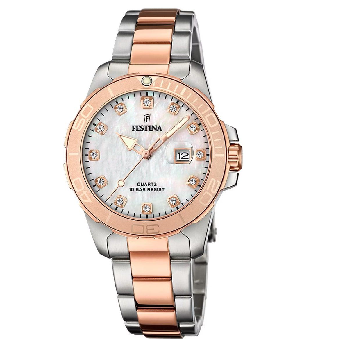 Festina Orologi: Festina Boyfriend Chronometer, 34 mm – Nuovo (secondo la descrizione) da Steinhausen venduto da Retourenprofis