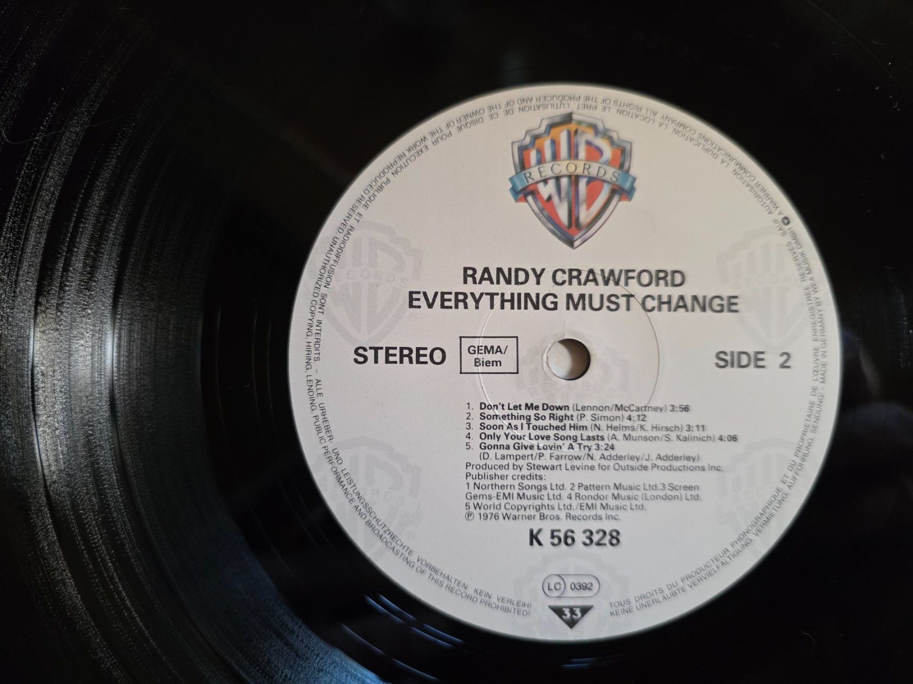 Dischi in vinile: Vinyl LP : Randy Crawford - Everything must Change - 1976 – Usato da Walterswil BE venduto da Lonitti 7