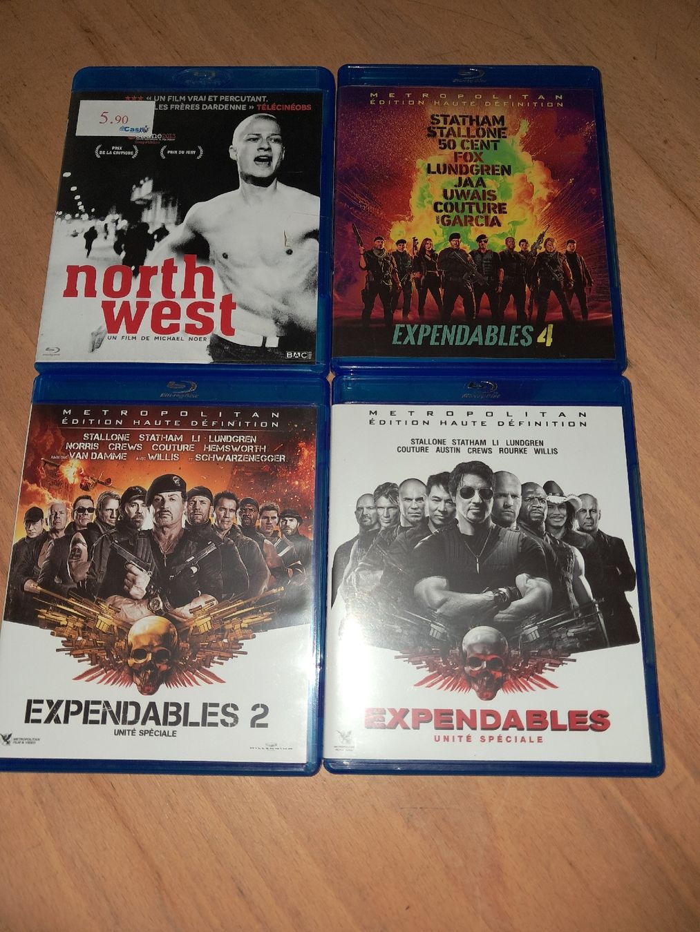 Alle DVDs: Lot de 4 dvd Blu-ray  – Gebraucht aus Le locle von juliensaran