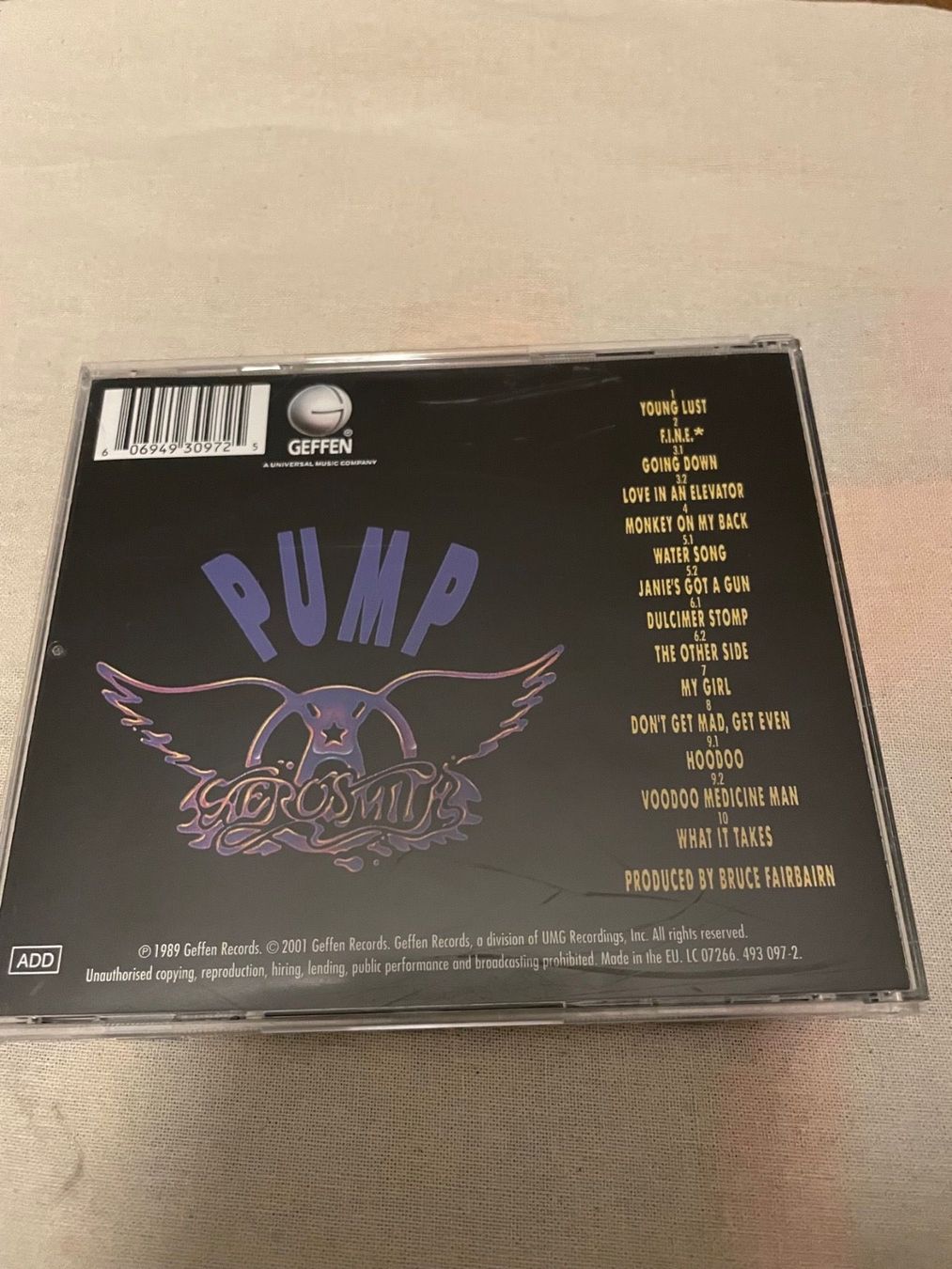 CD: Aerosmith - Pump – Usato da bern venduto da Mrmaynard 1