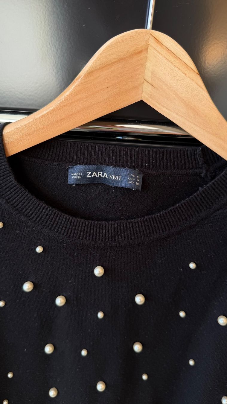 Zara Maglioni & Felpe: Zara Pullover mit Perlen – Usato da St-George venduto da alaixee 3