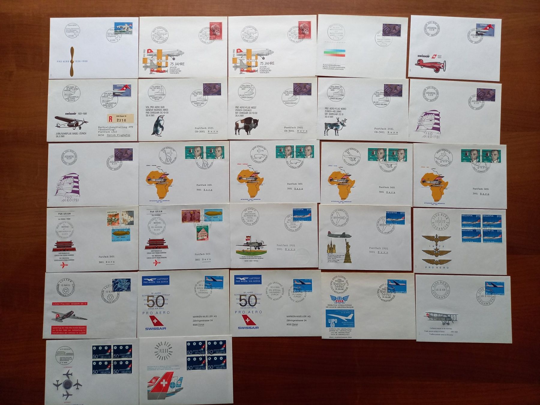 Tutti i francobolli: 27 FDC aviation – Usato da Courtételle venduto da Chris28